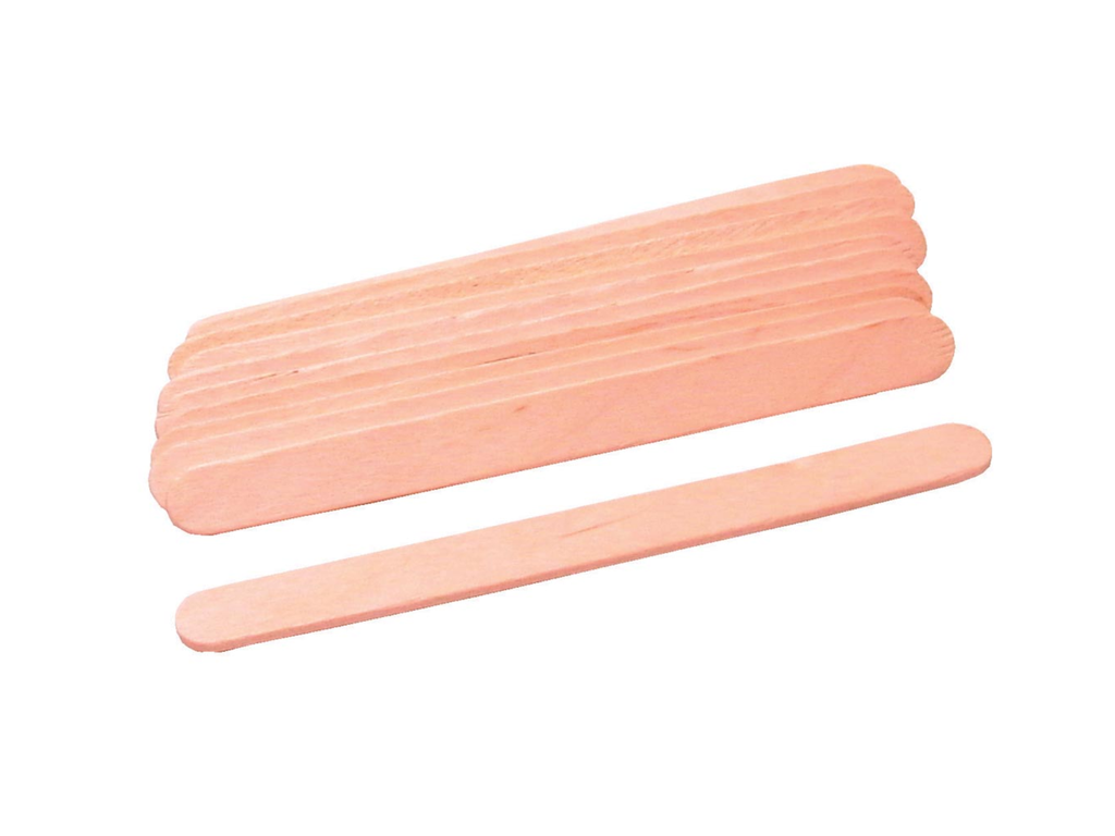 Stokjes Bouhon 114x10mm hout naturel (100)