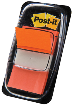 Index Post-It Standaard 25,4x43,2mm oranje