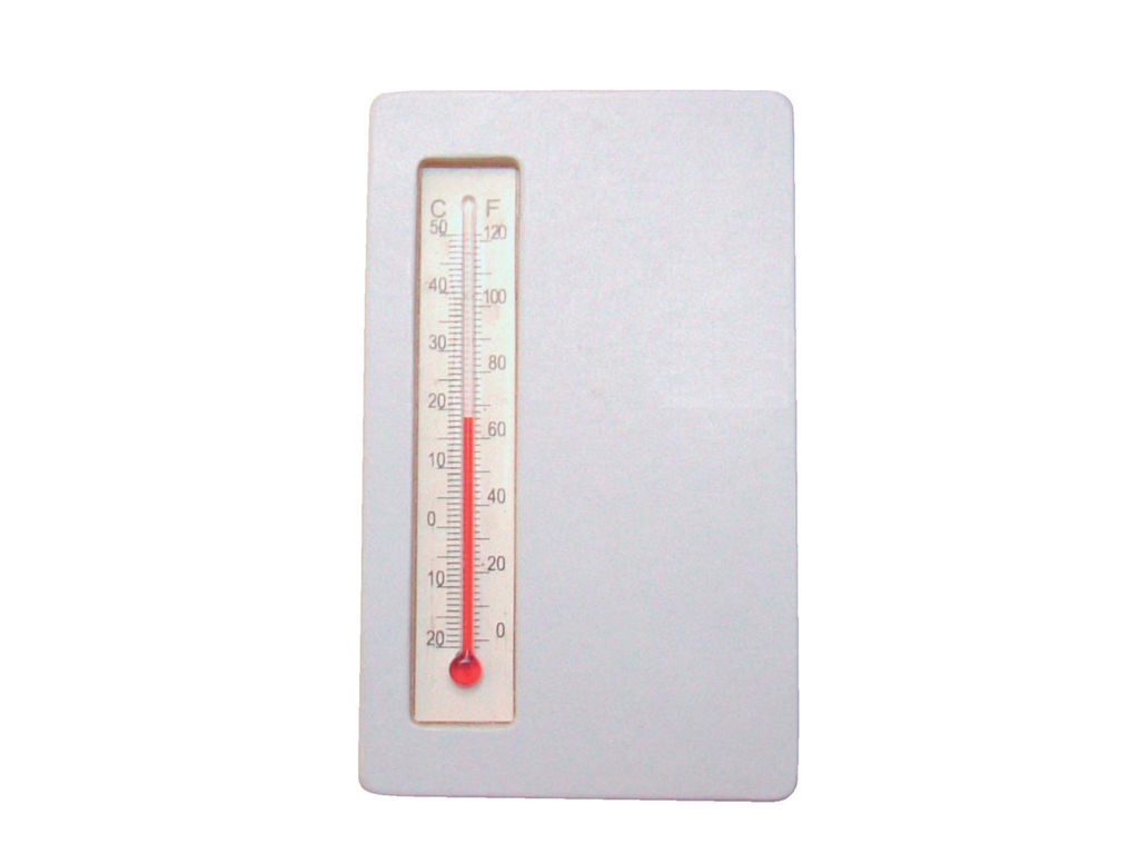 Thermometer Bouhon magnetisch hout 10,7x6,5cm