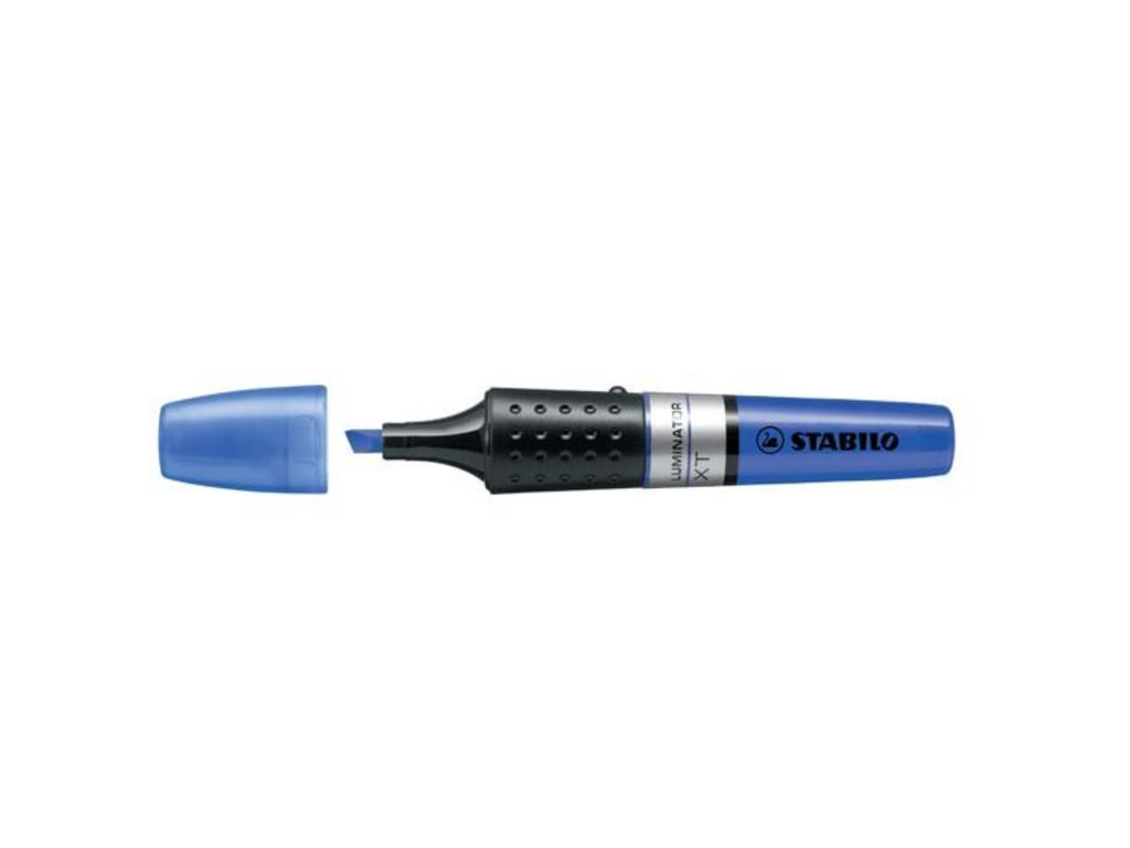 Markeerstift Stabilo Luminator blauw