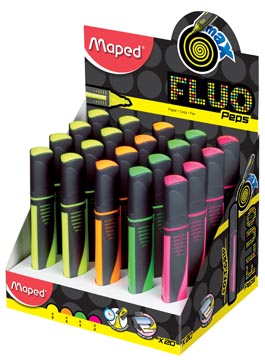 Maped markeerstift Fluo Peps max assorti display (20)