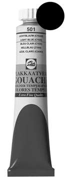 Plakkaatverf Talens extra fijn 20ml zwart