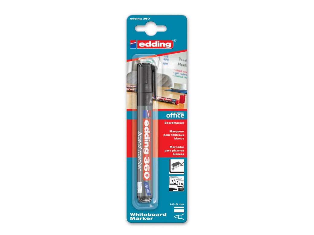 Whiteboardmarker Edding 360 zwart