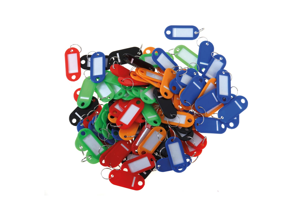 Sleutelhanger Pavo 30x14mm assorti (100)