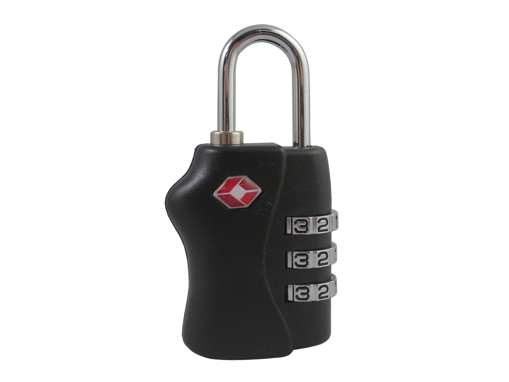 Cijferhangslot Pavo TSA 3 cijfers 34mm zwart