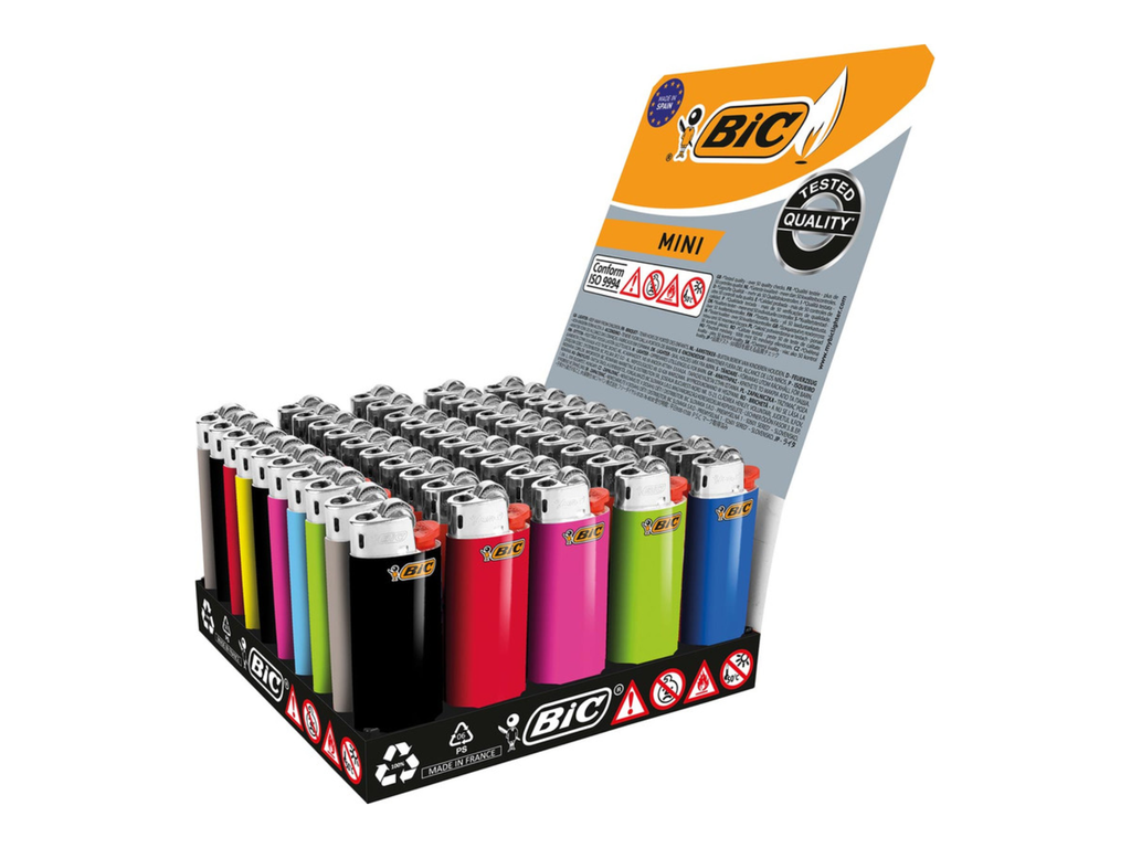 Aansteker Bic J25 Mini assorti (50)