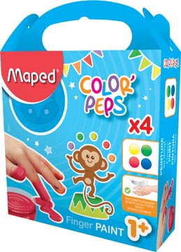 Vingerverf Maped Color'Peps Early Age 80ml assorti (4)