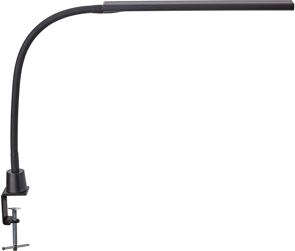 Bureaulamp Maul Pirro LED dimbaar 3000Kelvin 390lumen met tafelklem zwart