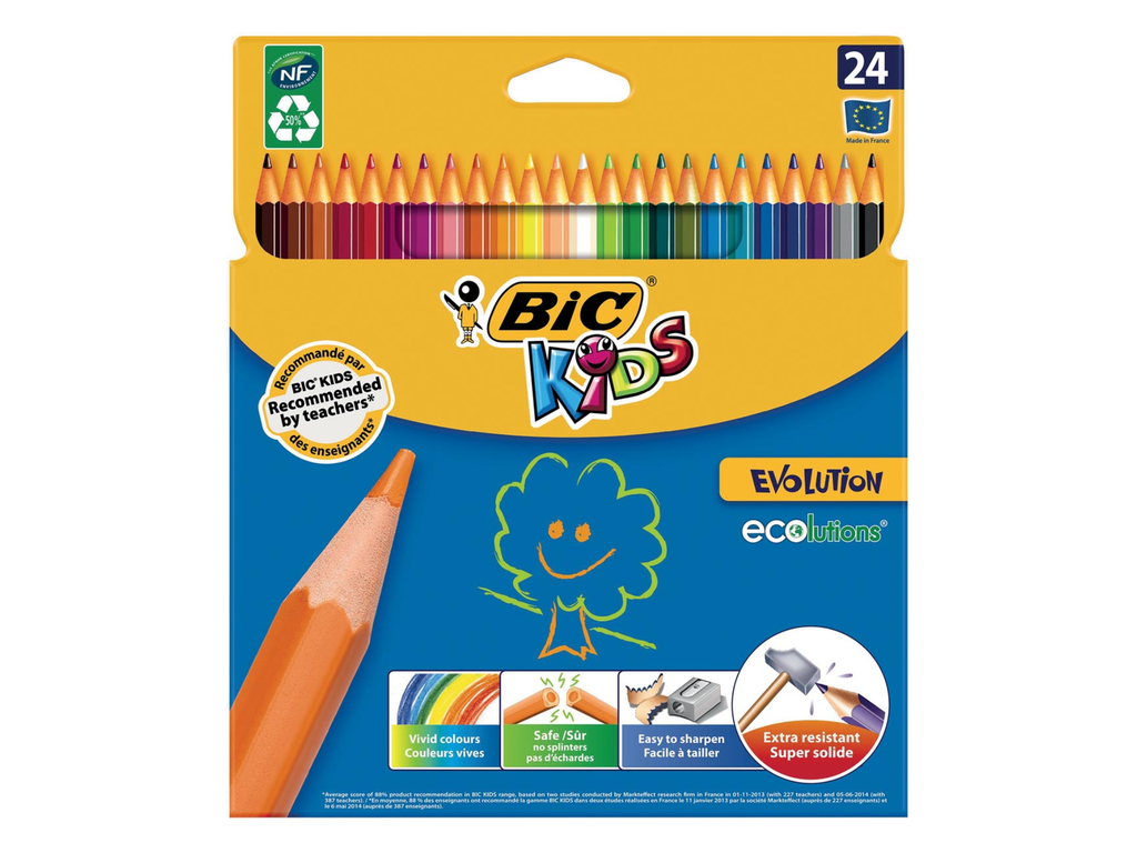 Kleurpotlood Bic Kids ecolutions evolution (24)