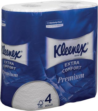 Toiletpapier Kleenex Extra Comfort 2-laags 160vel (4)