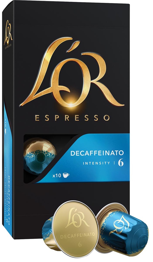 Koffiecapsules Douwe Egberts L'Or Espresso Decaffeinato Intensity 6 (10)