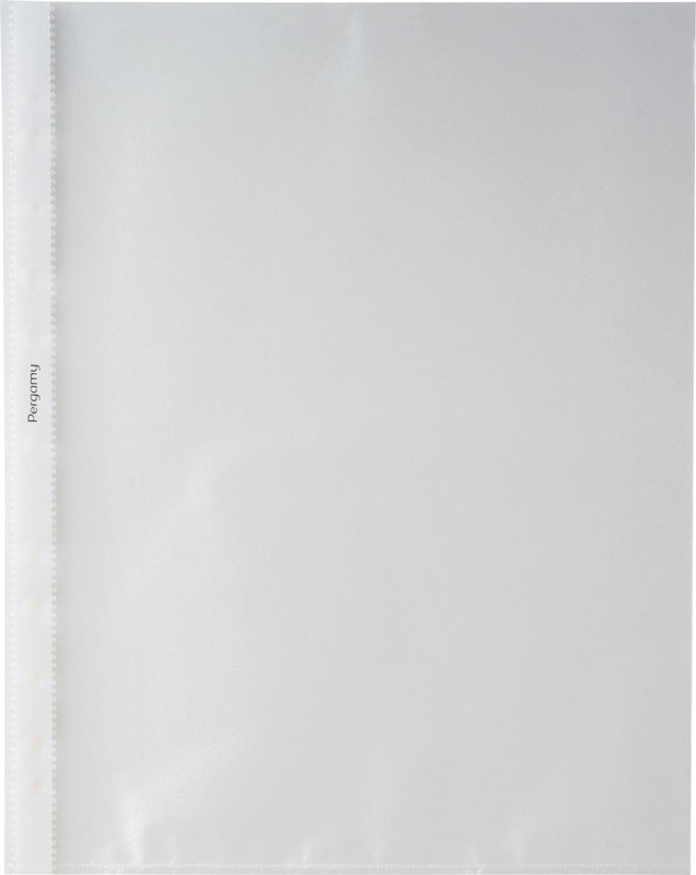 Showtas Pergamy PP A4 50 micron 11-gaats gekorreld transparant (100)