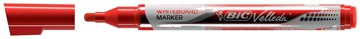 Whiteboardmarker Bic Velleda Pocket ronde punt 2,2mm rood