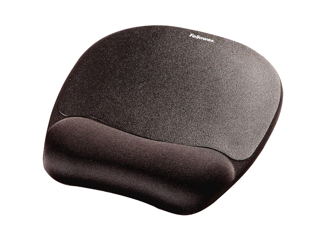 Muismat Fellowes Memory Foam met polssteun zw (CRC91765)