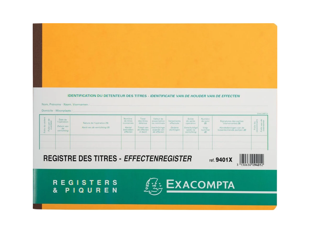 Aandeelhouders Exacompta BV-SRL 24x32cm 