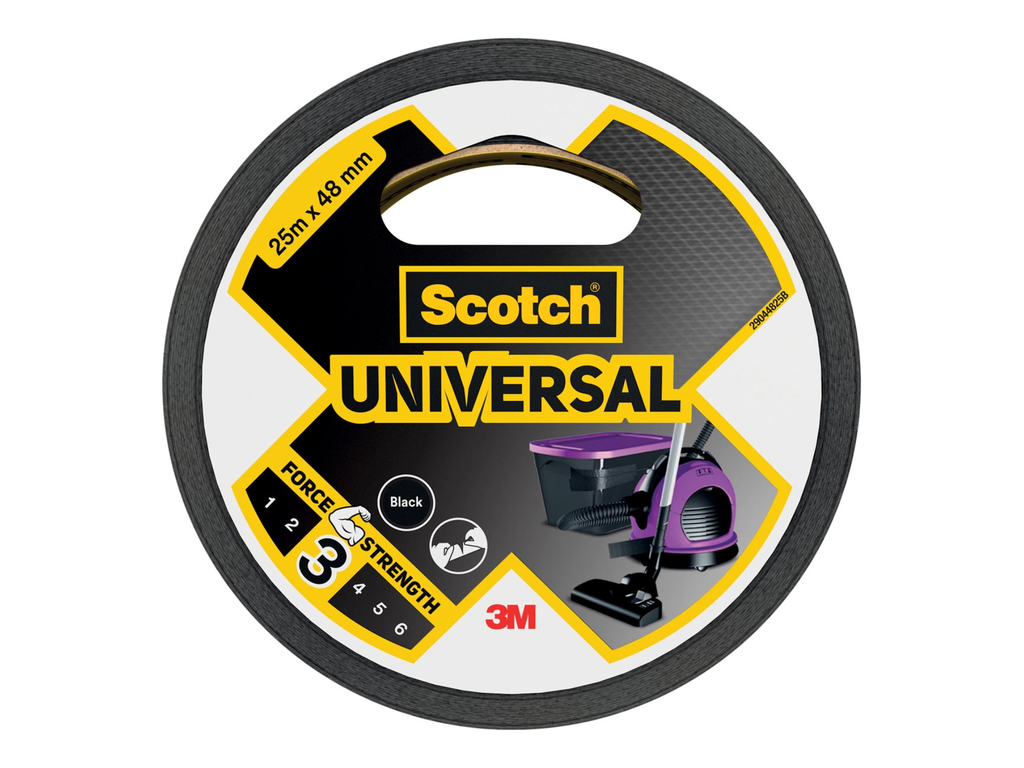 Duct tape Scotch Universal 48mmx25m zwart