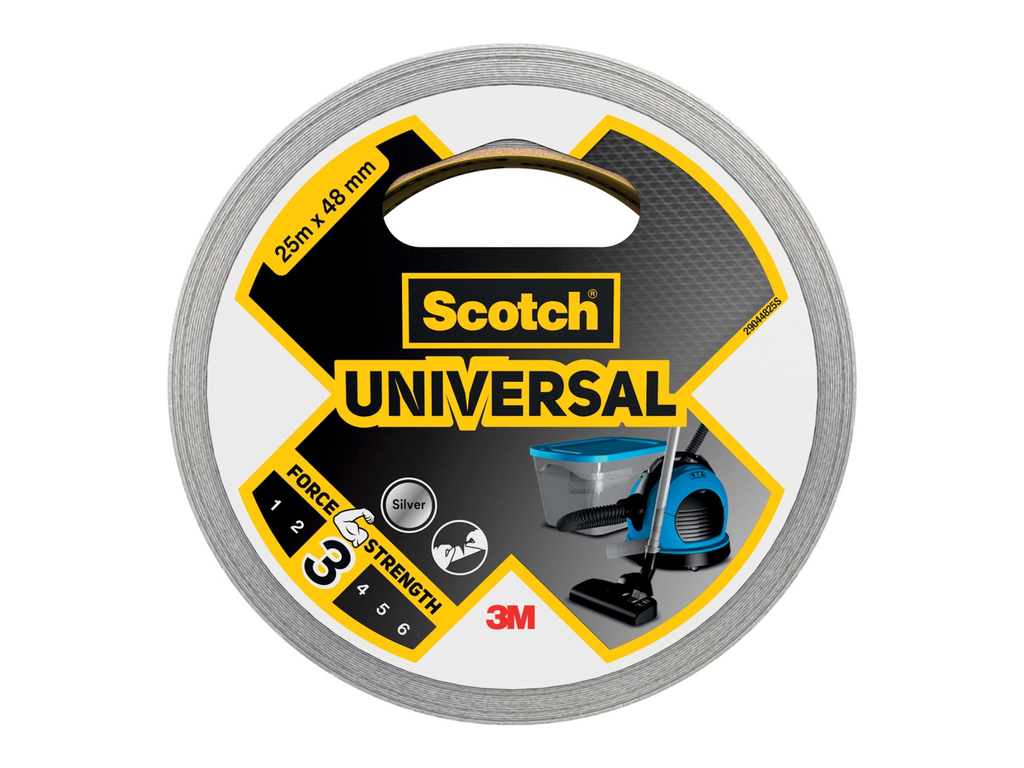 Duct tape Scotch Universal 48mmx25m zilver