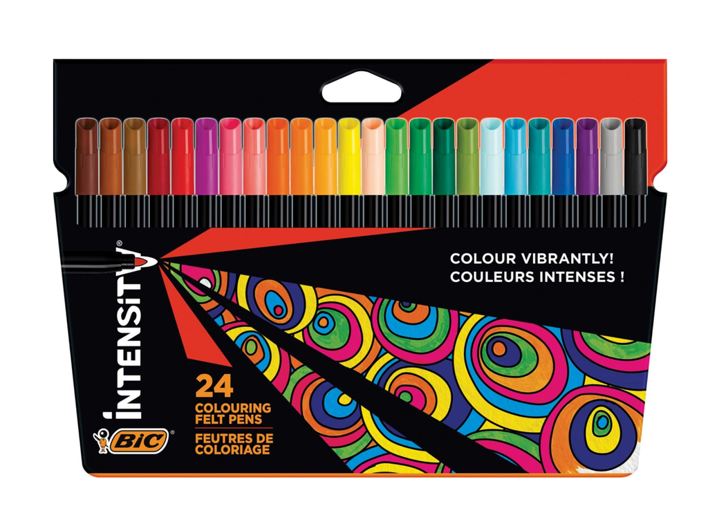 Viltstift Bic Intensity Up assorti (24)