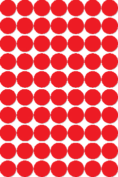 Etiketten Apli Ø 19mm rood (560)