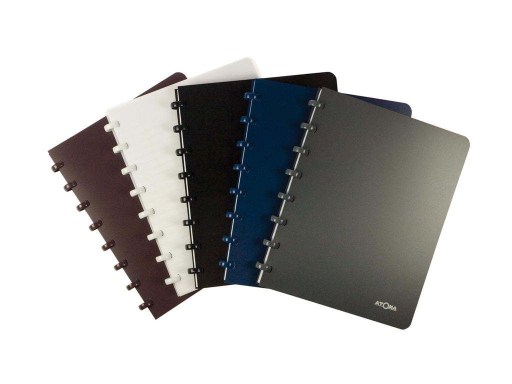 Schrift Atoma Poly PP A5 commercieel geruit 144blz assorti