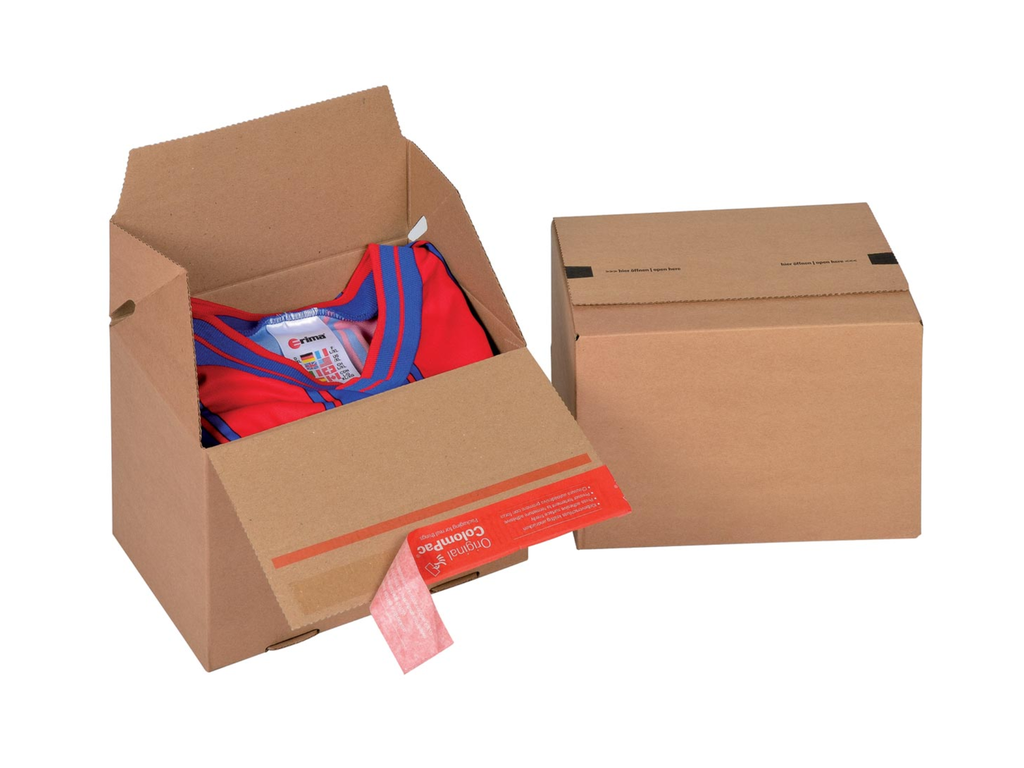 Verzenddoos Colompac Eurobox Size S 195x145x140mm bruin