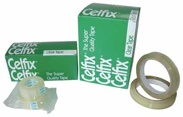 Plakband Celfix PP 12mmx33m voor kleine afroller