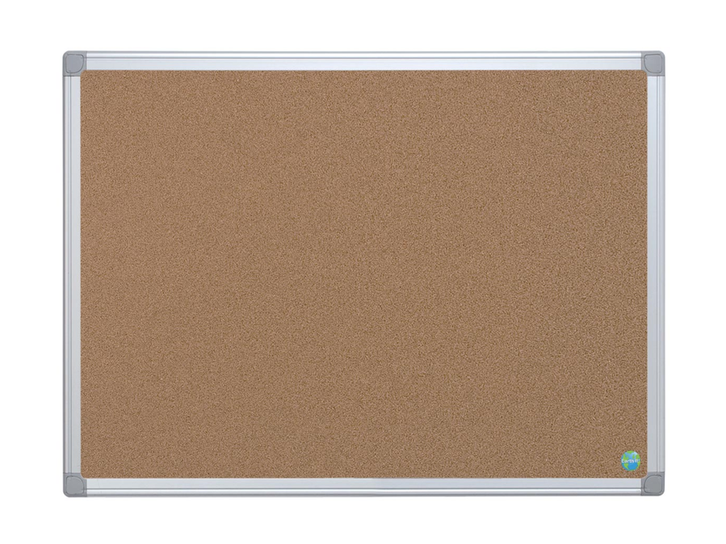 Kurkbord Bisilque Earth-It 90x120cm alu frame