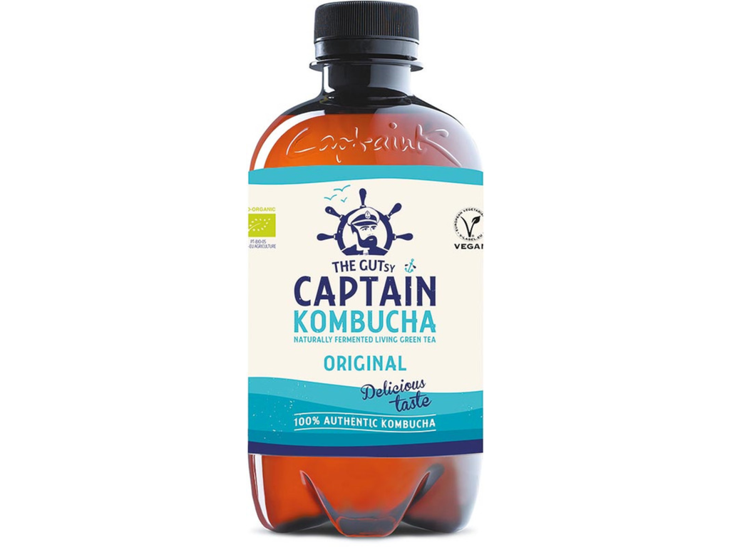 Frisdrank The Gusty Captain Kombucha Original PET 40cl (12)