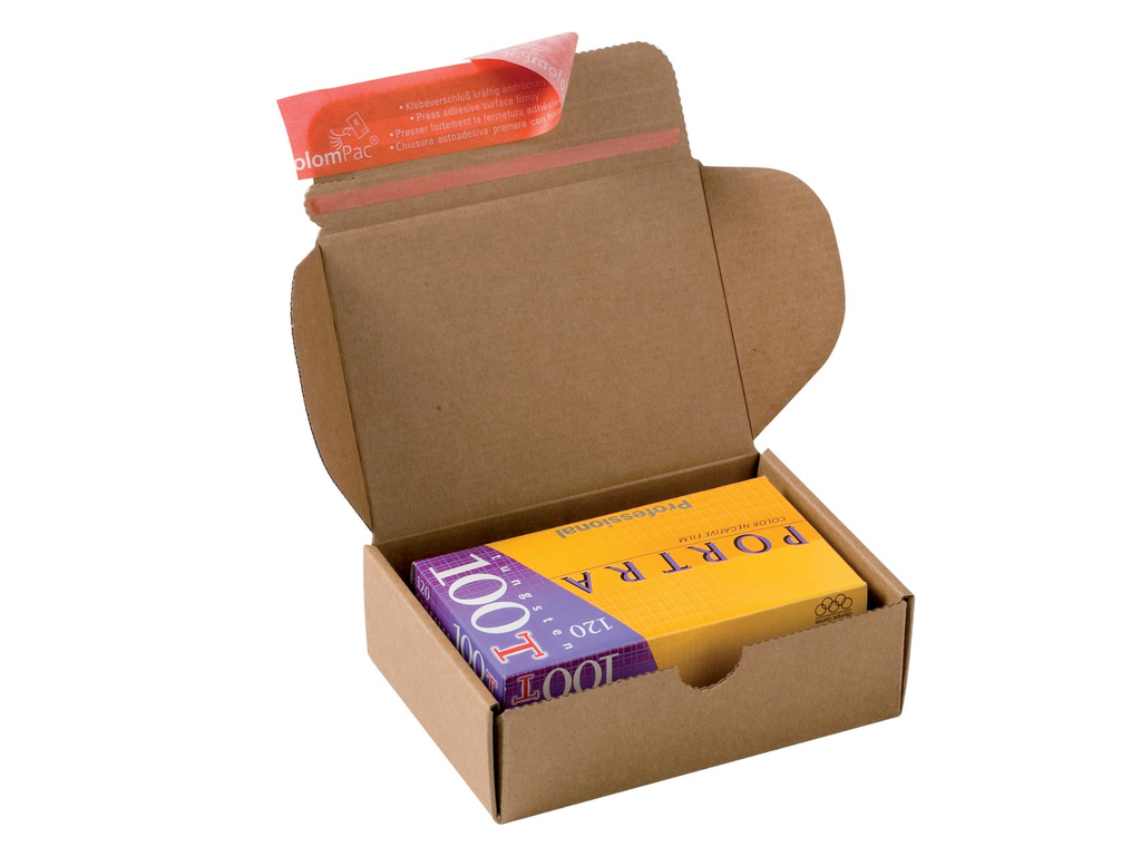 Verzenddoos Colompac Modulbox 140x101x43mm bruin