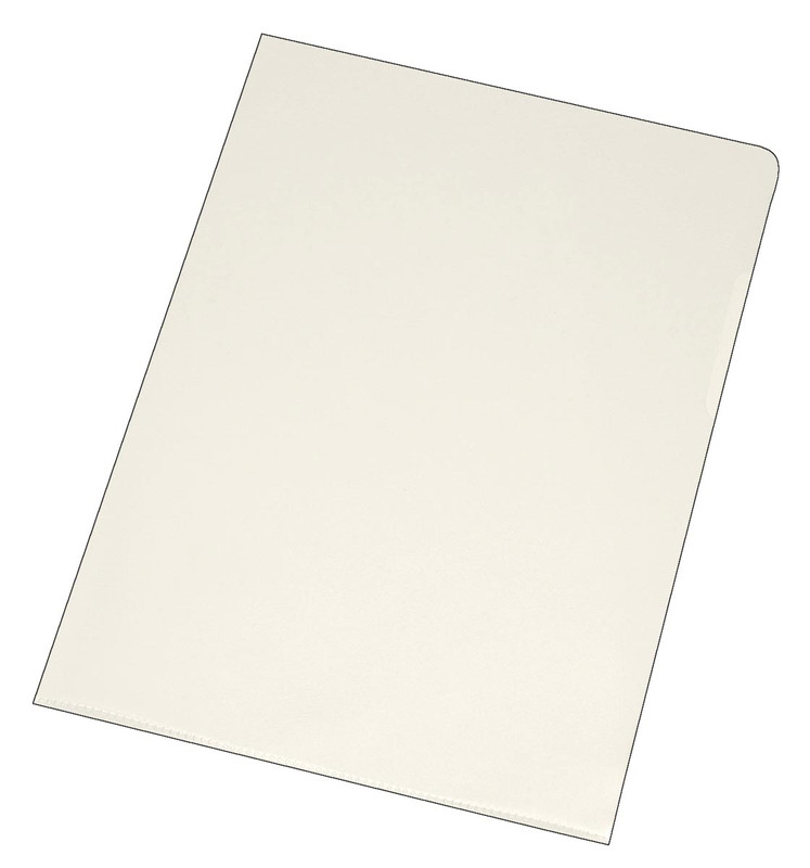 Zichtmap Q-Connect PP A4 120 micron gekorreld transparant (100)(901675/1107000)