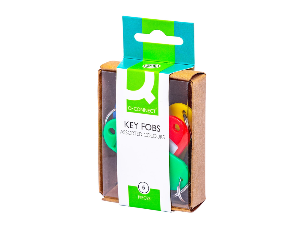 Sleutelhanger Q-Connect assorti (6)