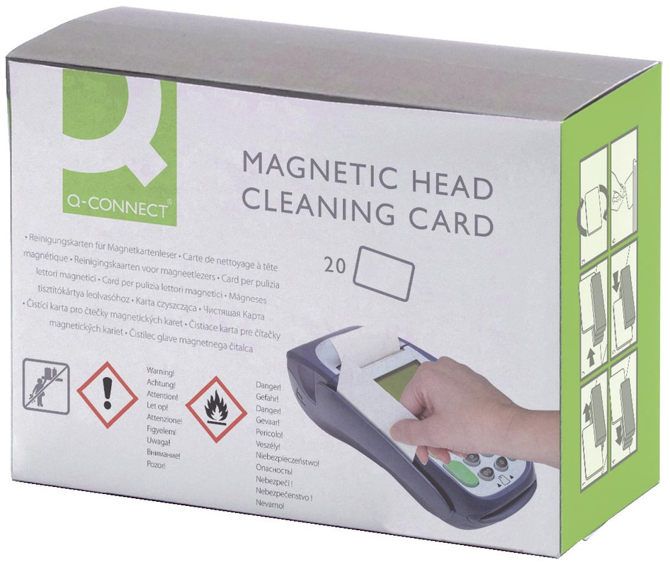 Reinigingskaart Q-Connect voor kaartlezers (20)