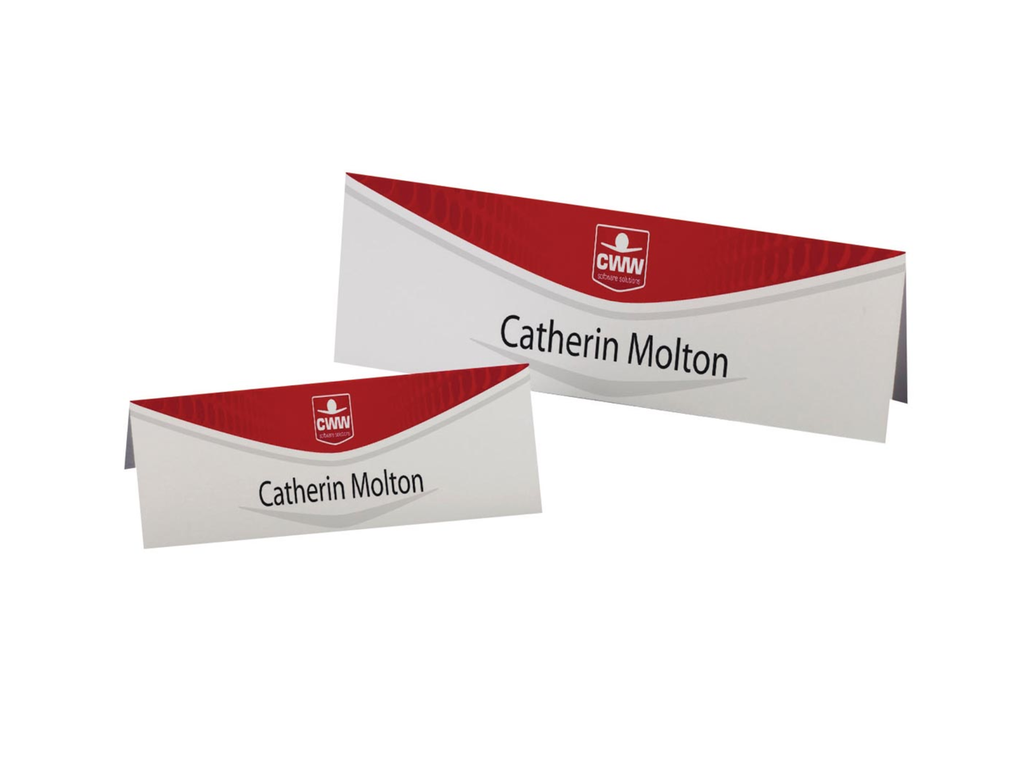 Naamkaart Avery Printable 02 kaarten/bl 180x60mm 190g wit (20)