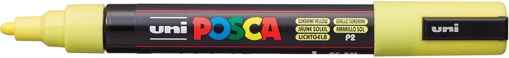 Paintmarker Uni-ball Posca ronde punt 1,8-2,5mm zongeel