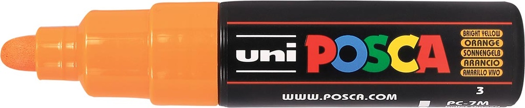 Paintmarker Uni-ball Posca ronde punt 4,5-5,5mm oranje