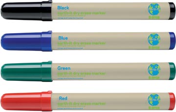 Whiteboardmarker Bi-Office Earth-It assorti (4)
