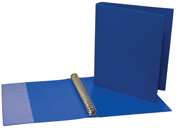 Ringmap Aurora PVC A4 23 O-ringen 24mm rug 40mm blauw
