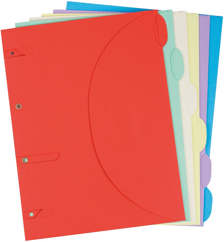Smartfolder Tarifold geperforeerde showtas karton A4 assorti (6)
