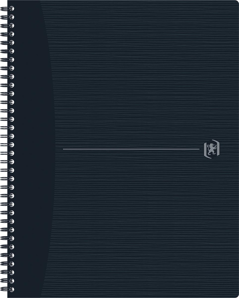 Spiraalschrift Oxford Origin A4+ geruit 140blz zwart