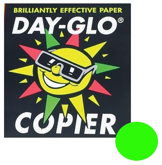 Day-glo DIN A4 100gr fluo groen (250)