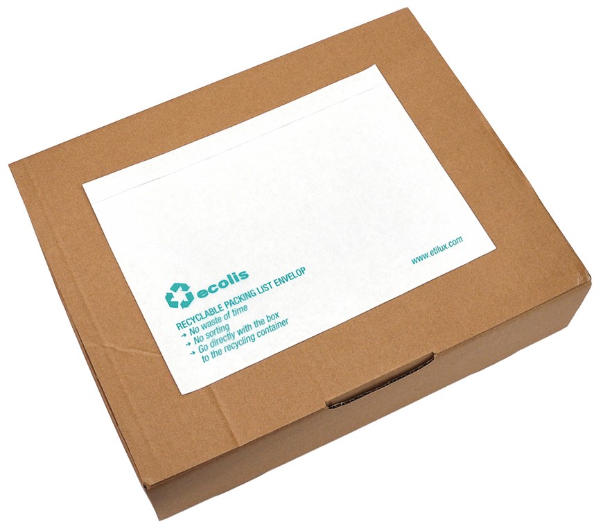 Packing list 100% recycled papier 228x165mm blanco (1000)