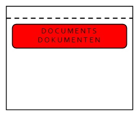 Packing list 225x110mm "documents" (1000)