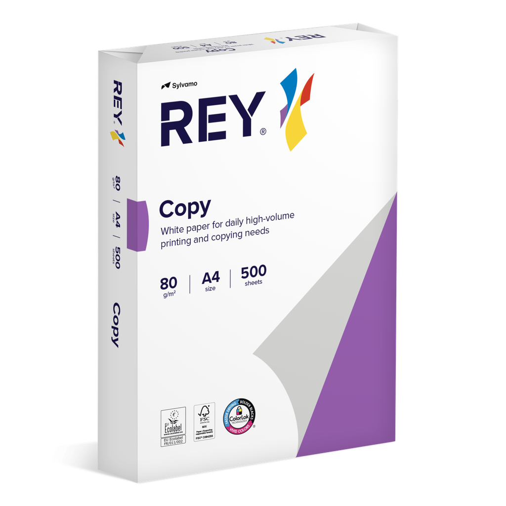 Rey copy paper DIN A4 80gr wit (500) - FSC Mix Credit