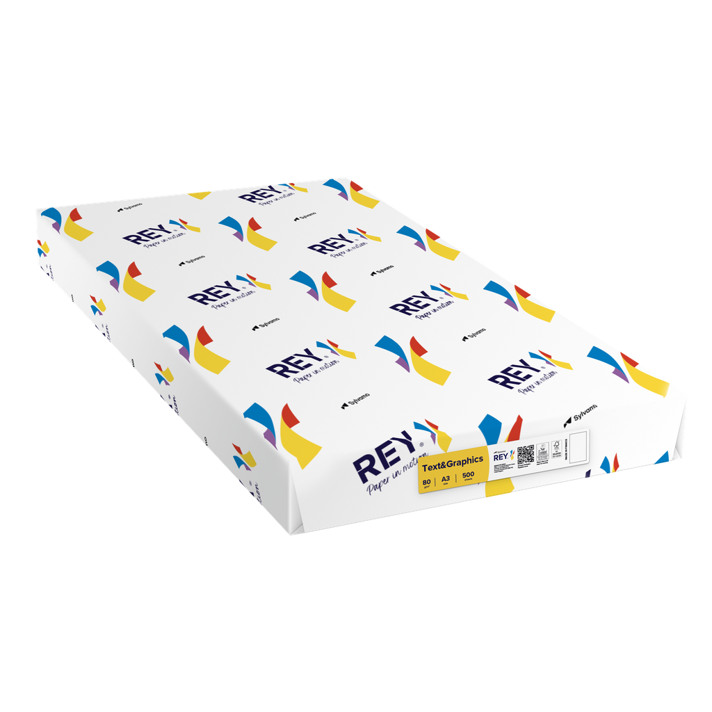 Rey text & graphics DIN A3 80gr wit (500) - FSC Mix 70%