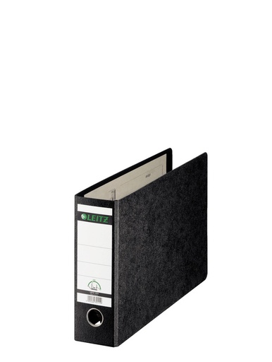 [ESS-10740000] Ordner Leitz 180° karton A4 dwars rug 77mm zwart