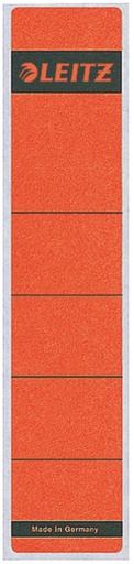 [OUT-16430025] Rugetiket Leitz zelfklevend kort smal rood (10)