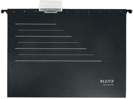 [ESS-19210095] Hangmap Leitz Alpha Recycle karton A4 330mm V-bodem lade zwart