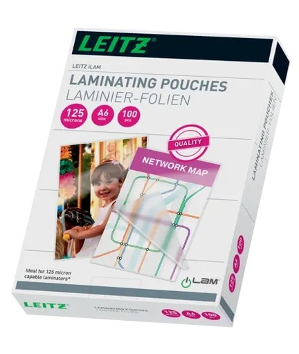 [ESS-33806] Lamineerhoes Leitz iLam A6 2x125µ glanzend (100)