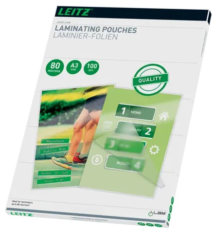 [ESS-33819] Lamineerhoes Leitz iLam A3 2x80µ glanzend (100)