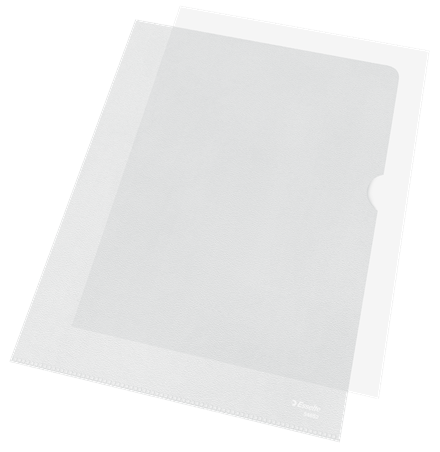 [ESS-54852] Zichtmap Esselte Economy PP A4 85 micron gekorreld transparant (100)